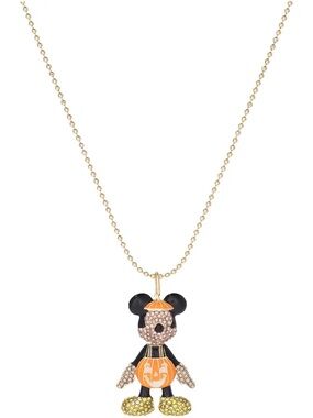Disney BaubleBar Mickey Mouse Pumpkin 3D Necklace
